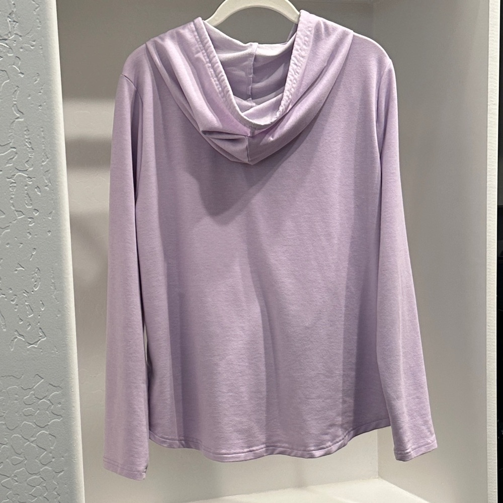 32 Degrees Light Purple Zip-Up Hoodie - Picture 3 of 3